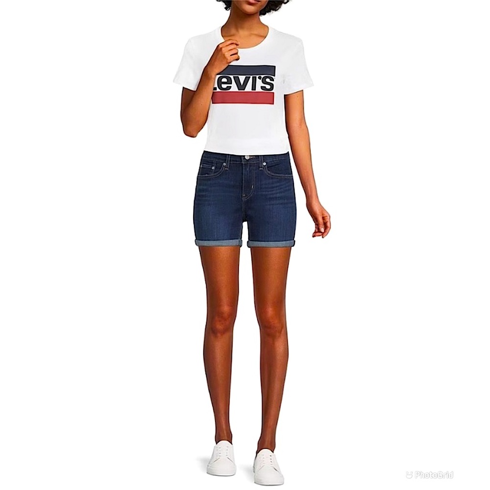Levi's Mid Length Jean Shorts
